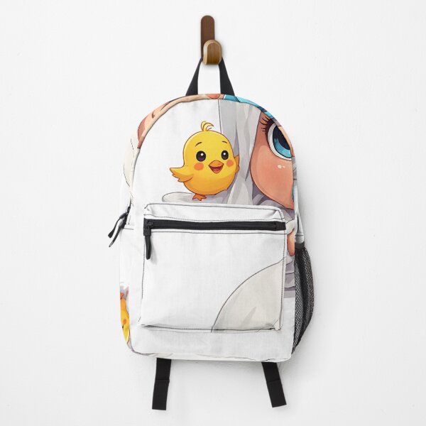Item preview, Adorable Baby with Pacifier and Cute Little Duckling designed and sold by Print_This_Out.