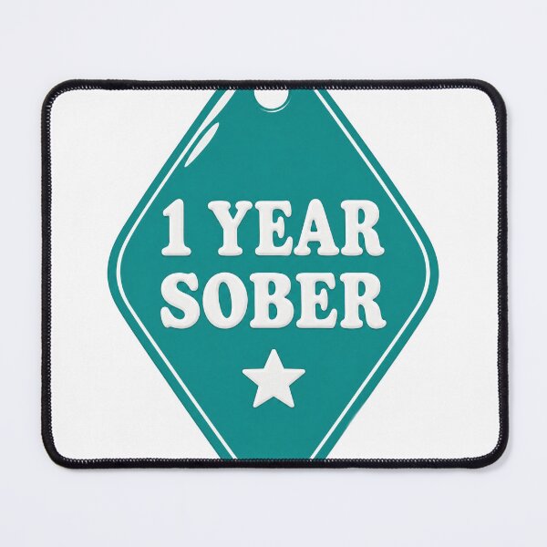 Item preview, 1 Year Sober – Sobriety Anniversary Gift designed and sold by TodayIWokeUp.