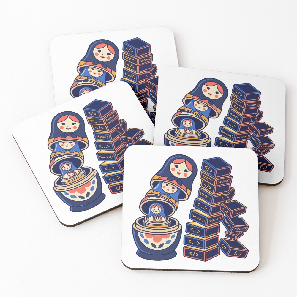 Item preview, Coasters (Set of 4) designed and sold by YNAMREG.