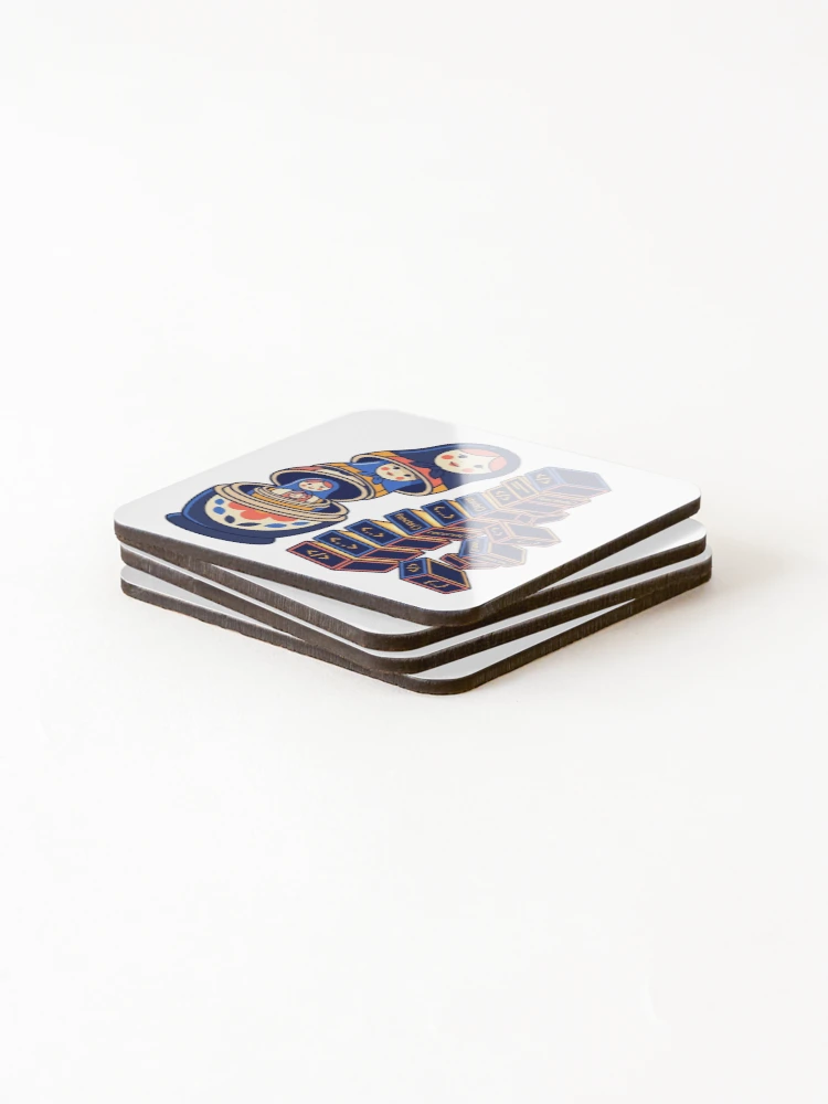 Thumbnail 4 of 5, Coasters (Set of 4), Recursion Stack Overflow | Computer Science Sticker | Coder Gift designed and sold by YNAMREG.