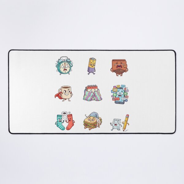 Item preview, Burnout Humor and Daily Struggles Retro Sticker Sheet designed and sold by mood-draftsman.