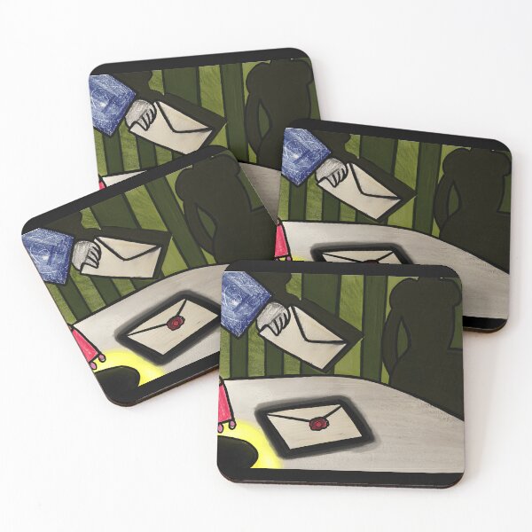 Item preview, Vintage Hand Delivering Sealed Letter Illustration designed and sold by J-Mindful.