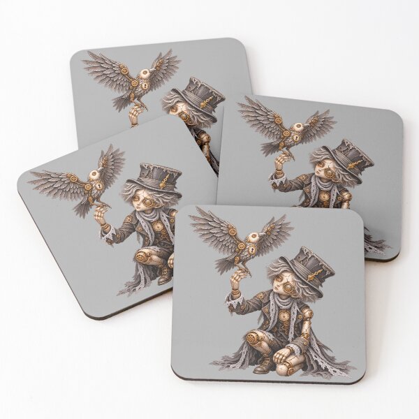 Item preview, Mechanical Raven and Gothic Clockmaker — The First Flight designed and sold by Limmagin.