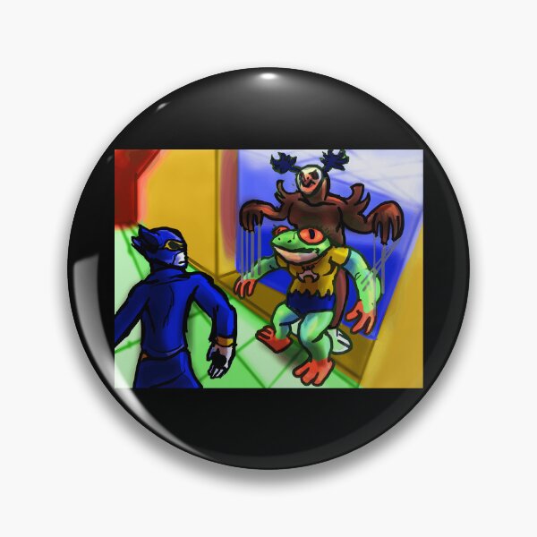 Item preview, Cartoon Frog Puppet Master and Hero Showdown Illustration designed and sold by J-Mindful.