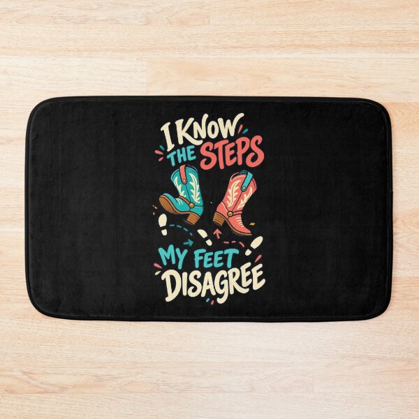 Item preview, I Know The Steps My Feet Disagree Funny Line Dancing Humor designed and sold by MOTIFOLK.
