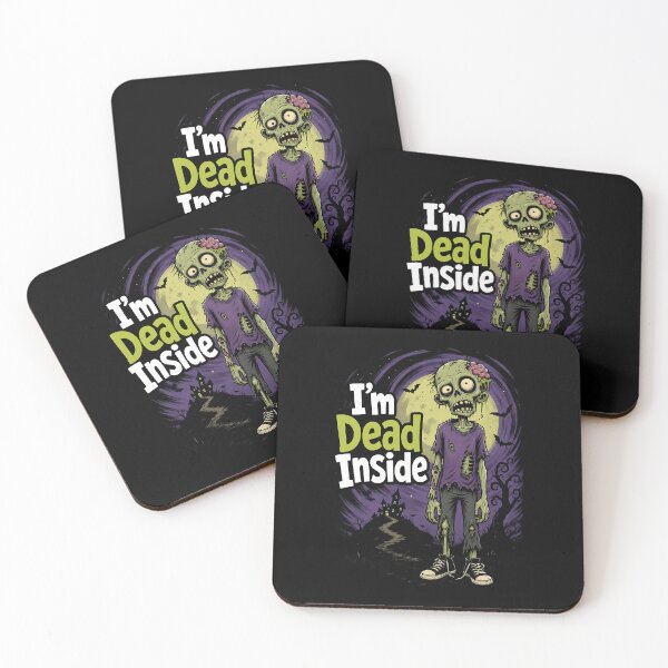 Item preview, I'm Dead Inside Funny Tired Zombie Halloween Gift designed and sold by Say It With Ink.