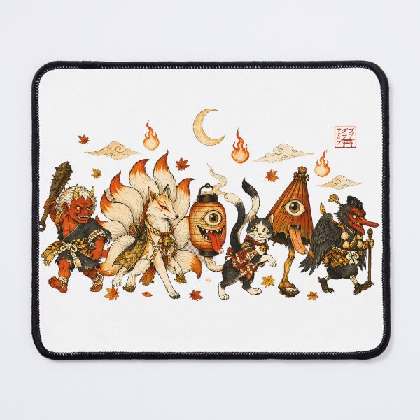 Item preview, Hyakki Yagyo Halloween Yokai Parade – Japanese Demon Art designed and sold by kaxymax.