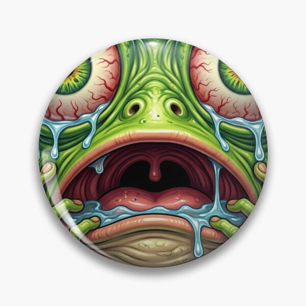 Item preview, Frenzied Existence Funny Crazy Frog Eyes designed and sold by Adom-Fashon.