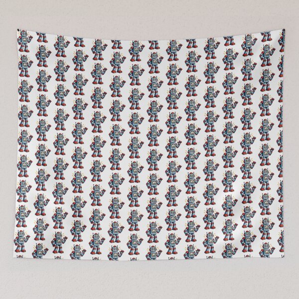 Item preview, Beastie Boys Inspired Robot Art with Retro Futuristic Style ⭐⭐⭐⭐⭐ designed and sold by Swag1014834.