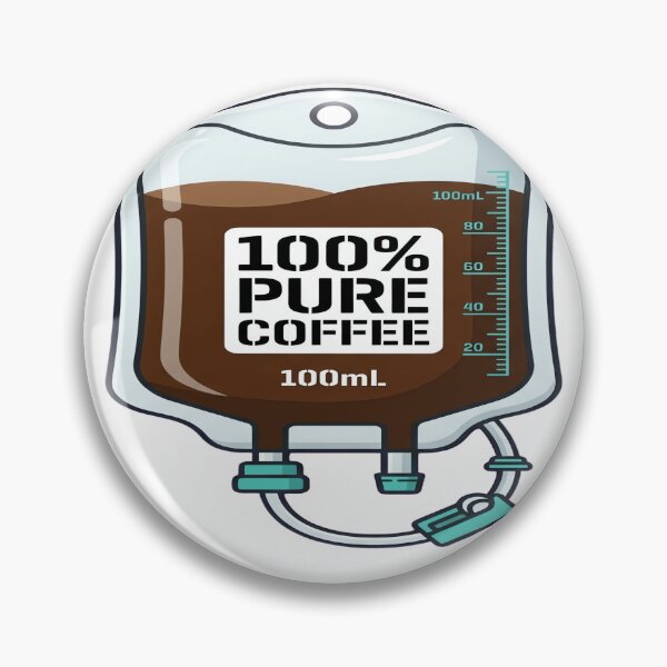 Artikelvorschau, Kaffee-Infusion Krankenschwester Koffein entworfen und verkauft von DariaDoodleArt.