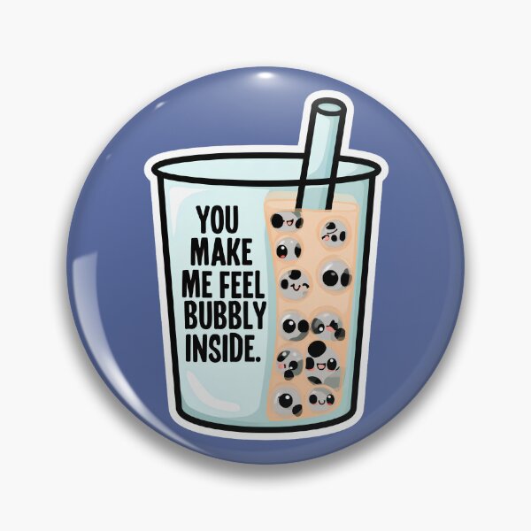 Item preview, Cute Kawaii Boba Tea Bubbly Inside Pun designed and sold by Oddlycuteart .