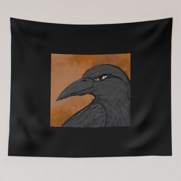 Item preview, Dark Raven Portrait Illustration designed and sold by J-Mindful.