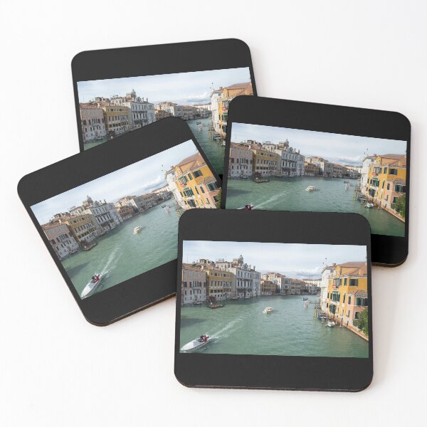 Item preview, Boats on the Grand Canal at Accademia, Venice designed and sold by ArtworkNorth.