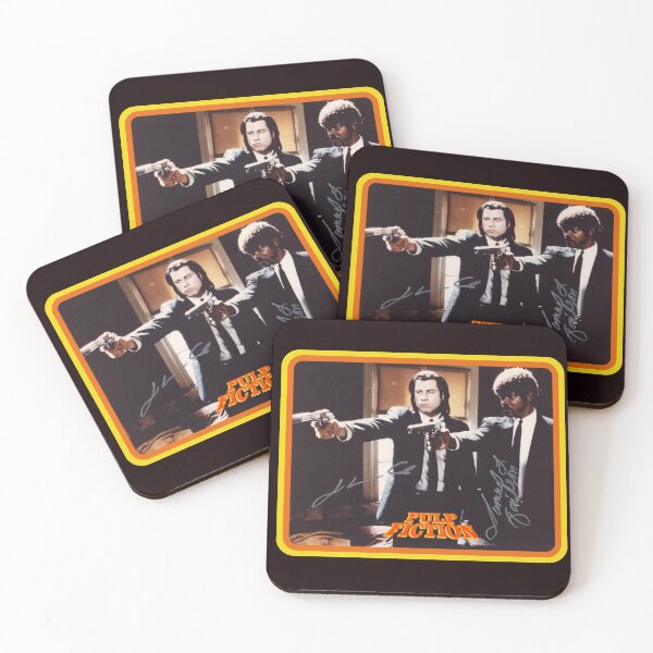 Item preview, Gangster Movie Autograph Design Travolta Jackson Pulp designed and sold by barefootmk.