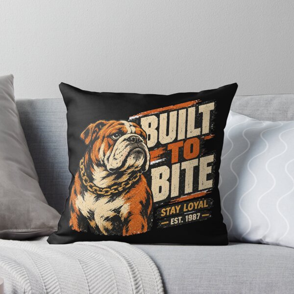 Item preview, Built to Bite Bulldog Streetwear Graphic designed and sold by DesignsDominus.