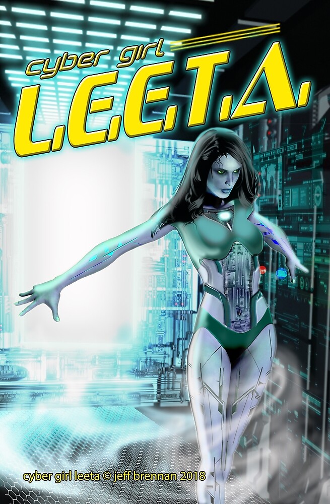 Cyber Girl L.E.E.T.A. by jeffwildstar