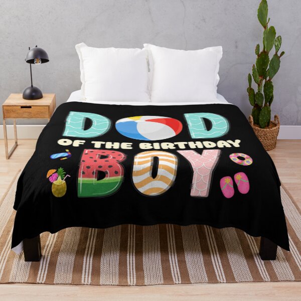 Item preview, Dad of the Birthday Boy Family Matching Beach Ball Theme designed and sold by CHEFANA-ART.