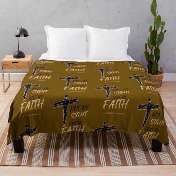Item preview, Walk by Faith, Not by Sight – 2 Corinthians 5:7 Cross Design designed and sold by BabbleQueen.