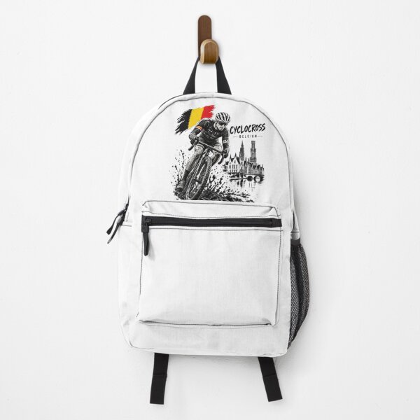 Item preview, Cyclocross Belgium – Cyclist in the mud and Bruges designed and sold by db3SHOP.