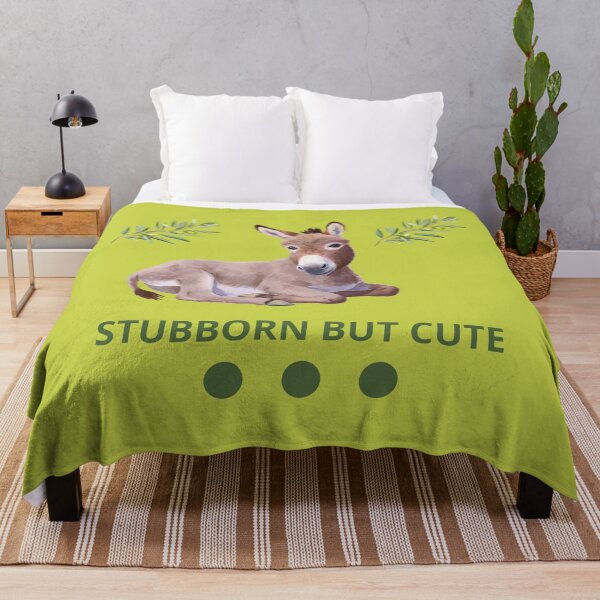 Item preview, Stubborn But Cute Donkey designed and sold by DidiDesignShop.