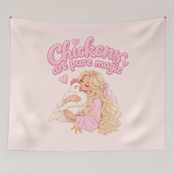 Item preview, Chickens are pure magic designed and sold by Danielle Official.