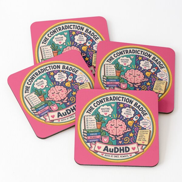 Item preview, The Contradiction Badge designed and sold by LCAustralia.