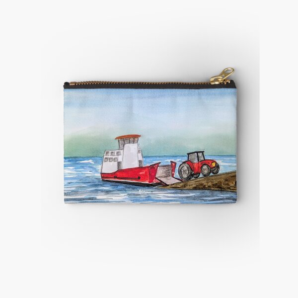 Item preview, Bere Island ferry, West Cork, Ireland, watercolour landscape designed and sold by Art-By-Rosalind.