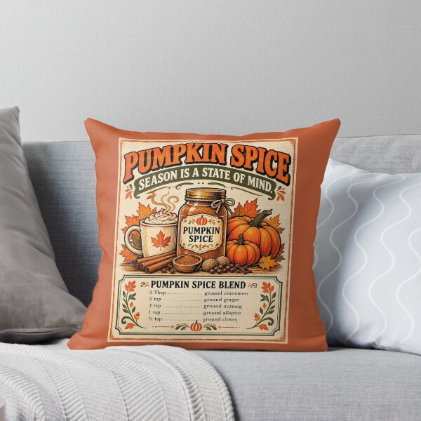 Item preview, Pumpkin Spice Season Is A State Of Mind - Recipe Art designed and sold by 3MillsDesign.