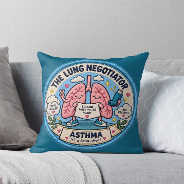 Item preview, The Lung Negotiator Badge designed and sold by LCAustralia.