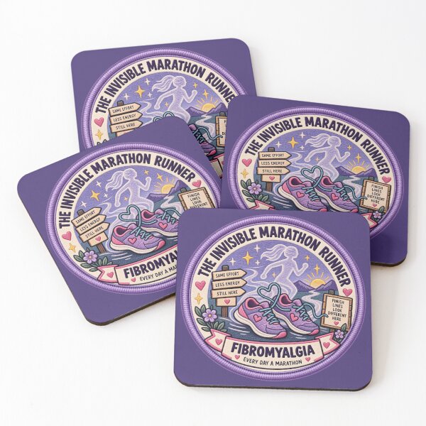 Item preview, The Invisible Marathon Runner Badge designed and sold by LCAustralia.