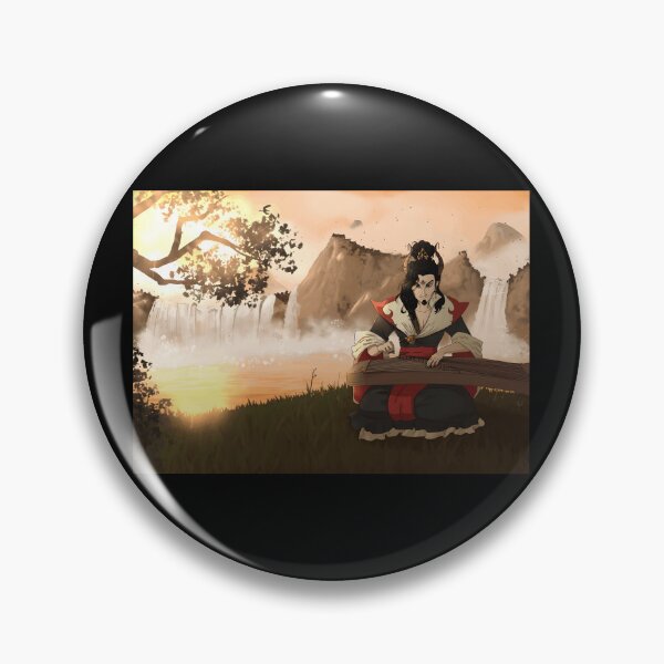 Item preview, Fantasy Demon Character Playing Guzheng at Sunset designed and sold by J-Mindful.
