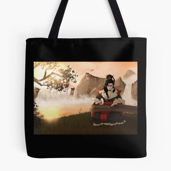 Item preview, Fantasy Demon Character Playing Guzheng at Sunset designed and sold by J-Mindful.
