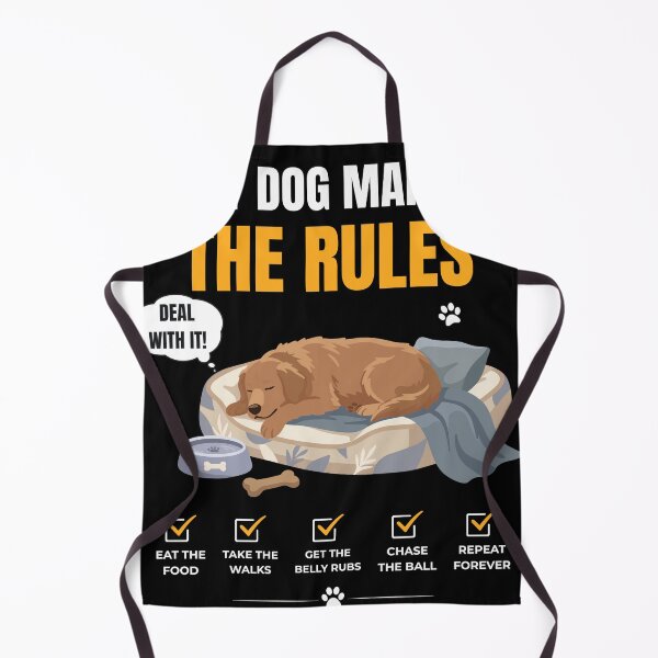 Item preview, My Dog Makes the Rules – Funny Sleeping Dog Design designed and sold by Uvclick.