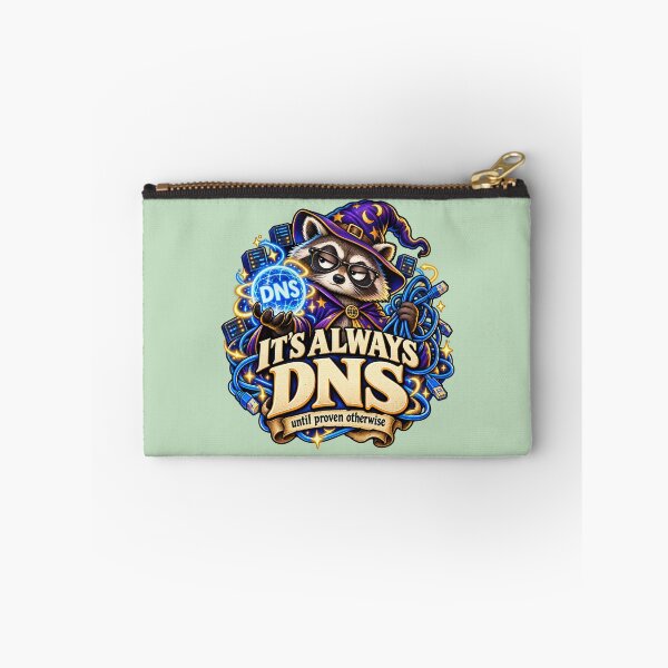 Item preview, It's Always DNS - Funny Network Wizard Raccoon designed and sold by Ink and Wink.