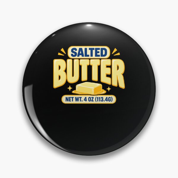 Item preview, Salted Butter Retro Grocery Label Design designed and sold by stmpdwrld.