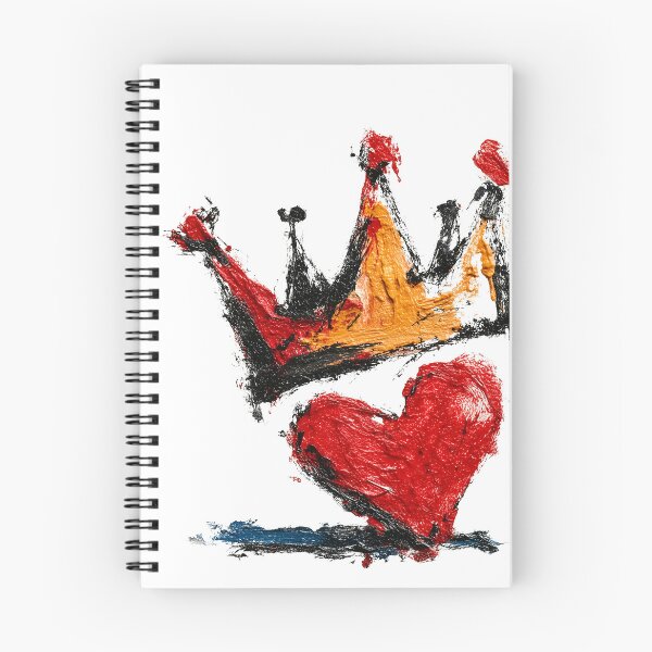 Item preview, Textured Royal Crown and Red Heart Art designed and sold by colorful-white.