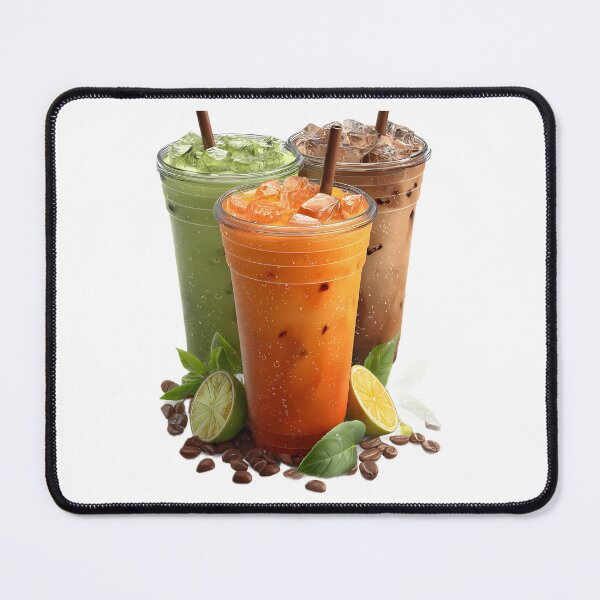 Item preview, Refreshing Iced Drinks Trio - Summer Cold Beverages Art designed and sold by ThePrintArt.