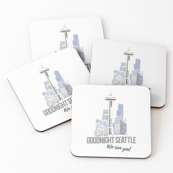 Item preview, Good night seattle designed and sold by elles-trations .