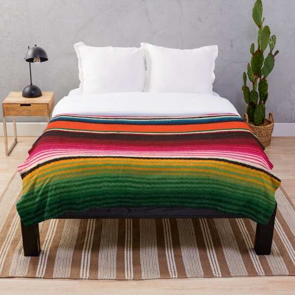 BEAUTIFUL MEXICAN SERAPE Throw Blanket