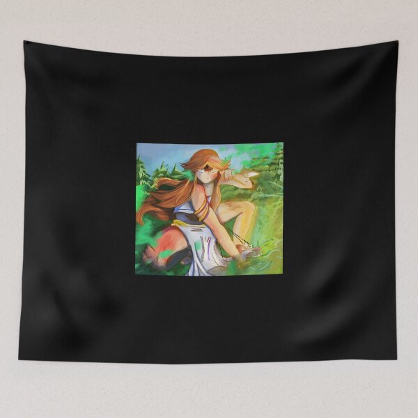 Item preview, Fantasy Warrior Woman with Glowing Dagger in Forest designed and sold by J-Mindful.