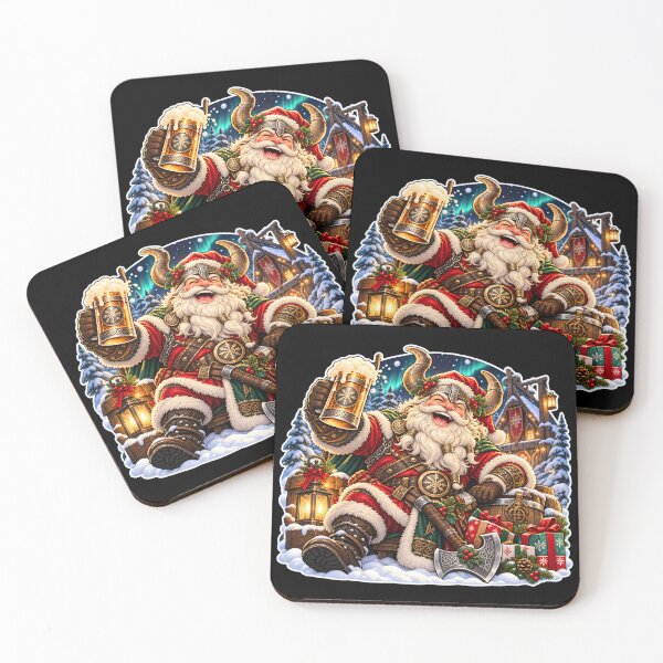 Item preview, Funny Viking Santa Claus with beer mug designed and sold by Playful-Monster.
