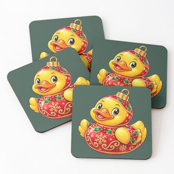 Item preview, Christmas Ornament Rubber Duck designed and sold by BROHLine Studio.