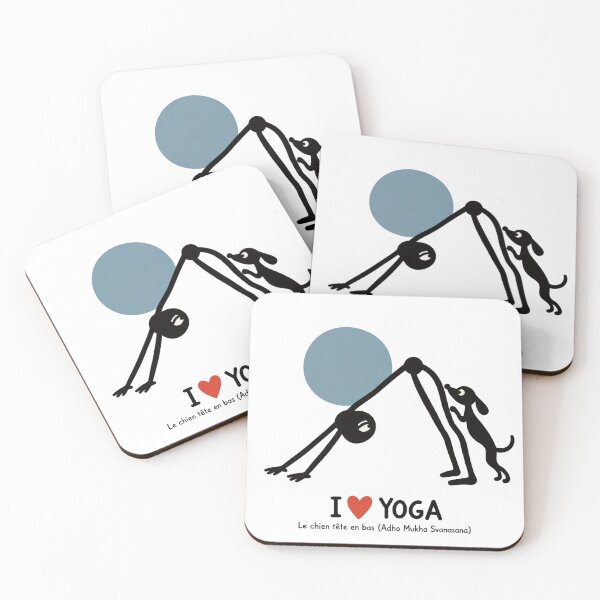 Item preview, Yoga humor — Downward-Facing Dog under inspection designed and sold by Lazenco.