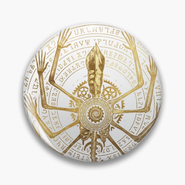 Item preview, Progressive Metal Occult Sacred Geometry Gold Talisman Art designed and sold by liotuba.