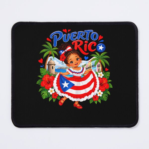 Item preview, Puerto Rican Girl Puerto Rico Flag Hispanic Heritage Month designed and sold by Chromatic-Cubes.