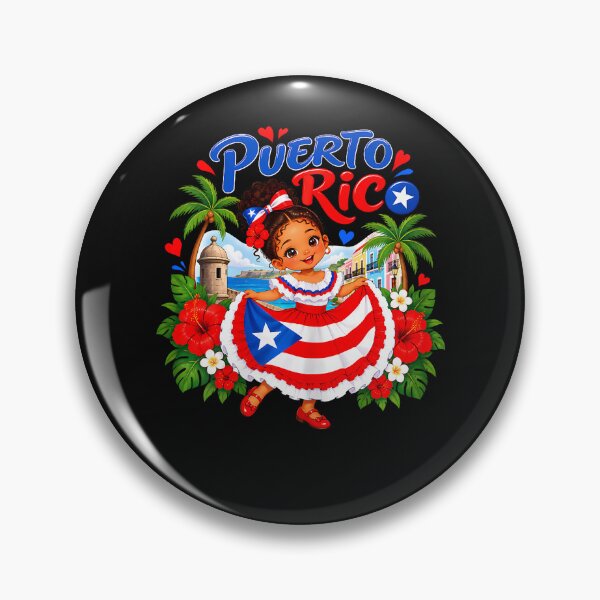 Item preview, Puerto Rican Girl Puerto Rico Flag Hispanic Heritage Month designed and sold by Chromatic-Cubes.