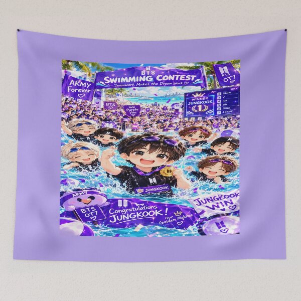 Item preview, BTS GREAT WAVES OF SUMMER CHAMPIONSHIP designed and sold by Catalina Kate.