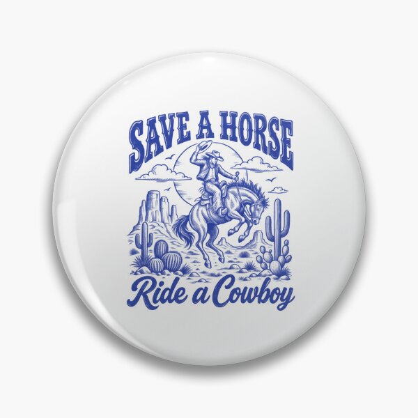 Item preview, Save a Horse Ride a Cowboy Vintage Western Rodeo designed and sold by emilydabblese.