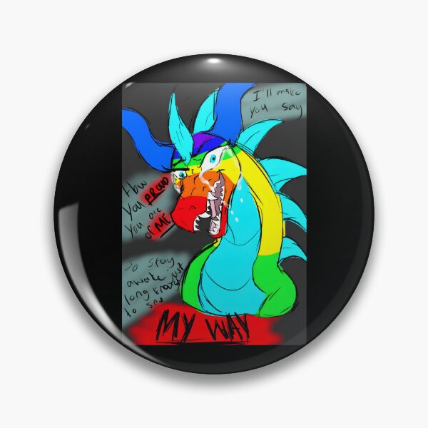 Item preview, Rainbow Colored Angry Dragon Illustration With Motivational Quote designed and sold by J-Mindful.