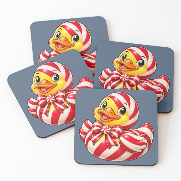 Item preview, Candy Cane Christmas Rubber Duck designed and sold by BROHLine Studio.